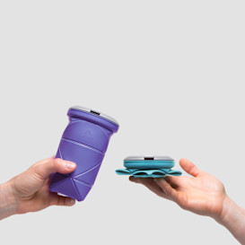 DiFOLD Origami Cup - Foldable, Leakproof, Sturdy.