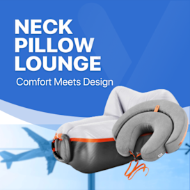 Neck Pillow Lounge - Ultimate Travel Experience
