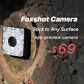 Foxshot: Small Camera, Water-resistant, Polychrome