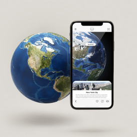 EARTH: AR and AI enabled model of planet earth