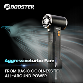 Booster:1st Turbo Fan Powered by Drone Ducted Tech
