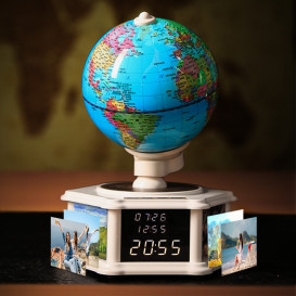 MICROTIERRA-A Globe Moves In Sync With The Earth