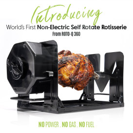 ROTO-Q 360 Non-Electric Self-Rotating Rotisserie