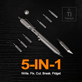 Bullet Ant 3.0:Titanium Bolt-Action Multi-Tool Pen