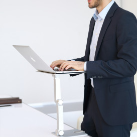 Maxtand: Portable sit-to-stand desk & monitor arm