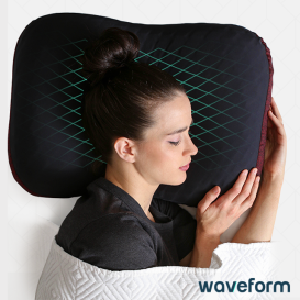 Waveform Pillow Gravity Inspired Sleep Experience