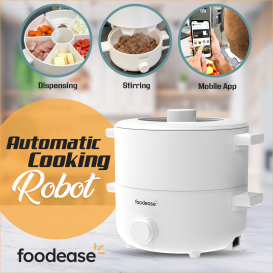 Foodease: All-in-One Auto Smart Cooking Appliance