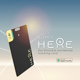 Slimca HERE: A Tracker as Thin as a Credit Card