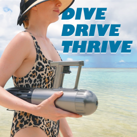 DiveDrive: Safe & Easy to Use Underwater Scooter!