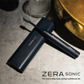 ZERA Sonic: First 2-Way Auto-caring Toothbrush Kit