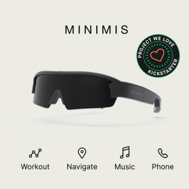 Minimis Glass: AR Phone, Run Watch, Bike PC in 1
