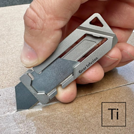 GhostTi: Ultra-Thin Titanium Utility Knife