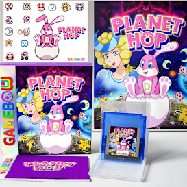 PLANET HOP - New Retro Cartridge Game for Gameboy