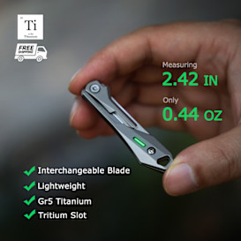 BladeNex: Titanium Micro Folding Scalpel Knife