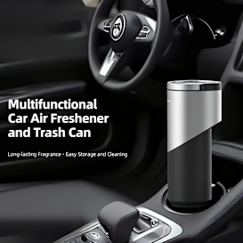 2-in-1 Car Fragrance Trash Can: Fresh,Clean Rides