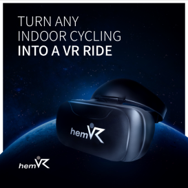 hemVR: Turn boring indoor cycling into a VR ride
