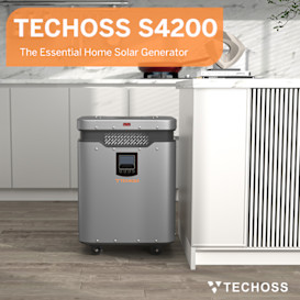 Techoss S4200 - The Essential Home Solar Generator