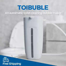 Toibuble:An automatic toilet cleaning bubble maker