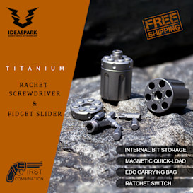 The Revolver - Titanium EDC Screwdriver Fidget Toy