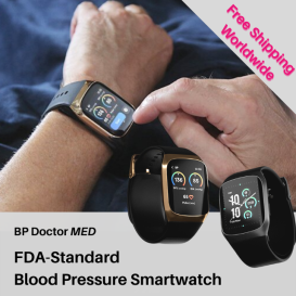 BP Doctor MED: World's 1st Med-Grade BP Smartwatch