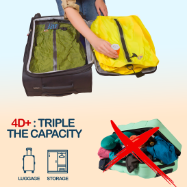 4D Pack Plus: triple your luggage capacity!