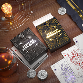 Stellar Kingdoms: Original Sci-Fi Playing Cards