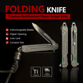 TiFlip-Titanium Multifunction Flipper Knife