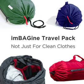 ImBAGine Travel Pack - Not Just for Clean Clothes