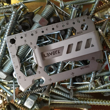 Lever Gear Toolcard - 40 Tools in 1 Slim Card