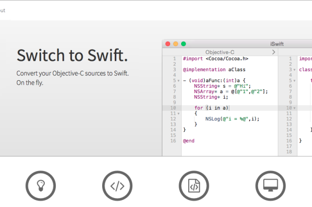 swift code in objective c