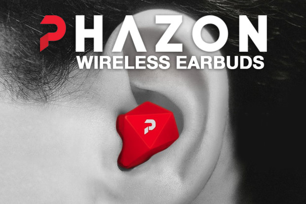 Phazon : wireless earbuds guaranteed not to fall