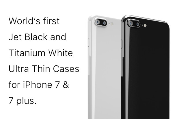 Jet Black & Titanium White Case for iPhone 7