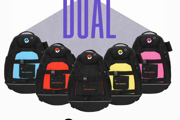 DUAL The Worlds 1st Scooter and board BackPack Bag