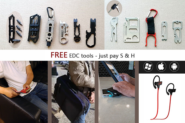 FREE EDC Everyday Carry Tools & Fidget Spinner