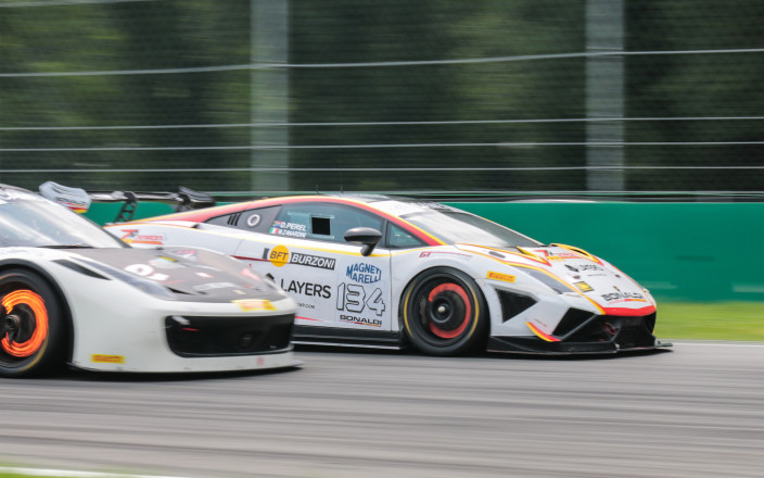 Crossing the finish line with Lamborghini