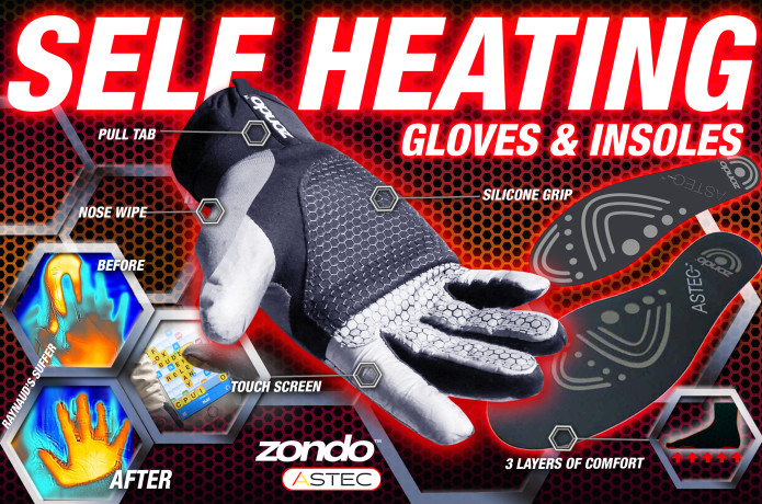 Astec Self Heating Insoles for Cold Feet