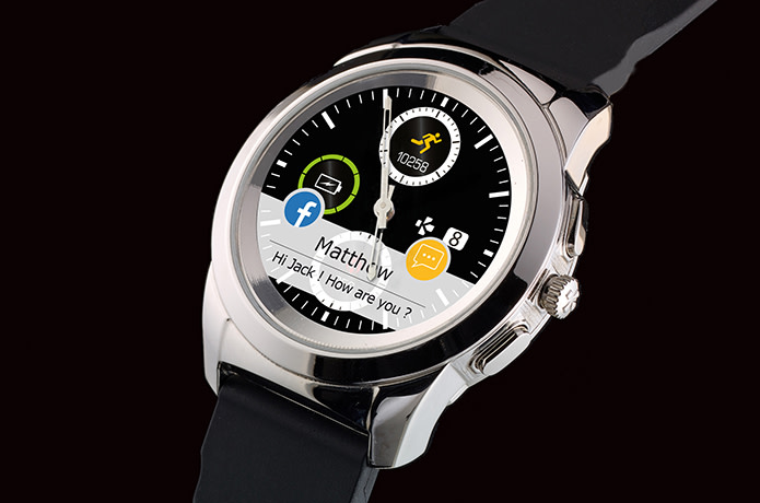 hybrid smartwatch display