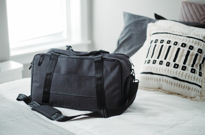 duffel with laptop compartment