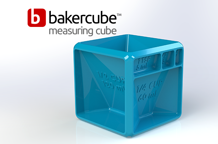 3d printed measuring cube