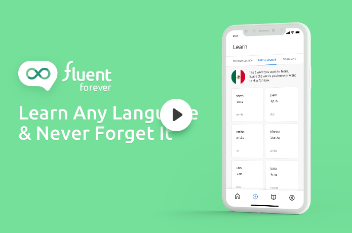 Fluent Forever App Think In Any New Language Indiegogo - 