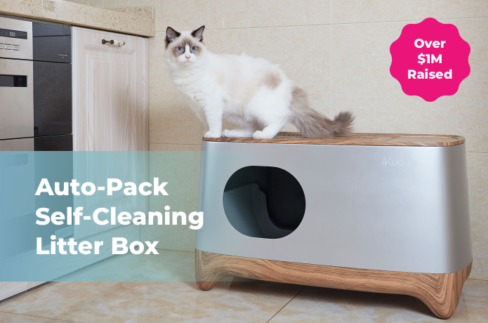 self cleaning litter pan