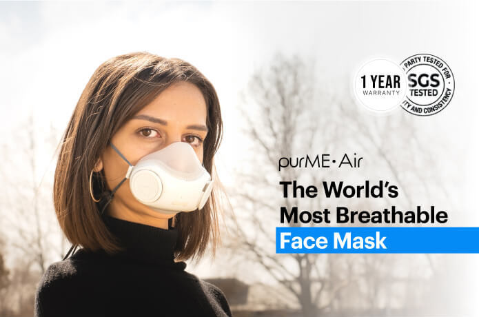 purME Air: The world’s most breathable face mask