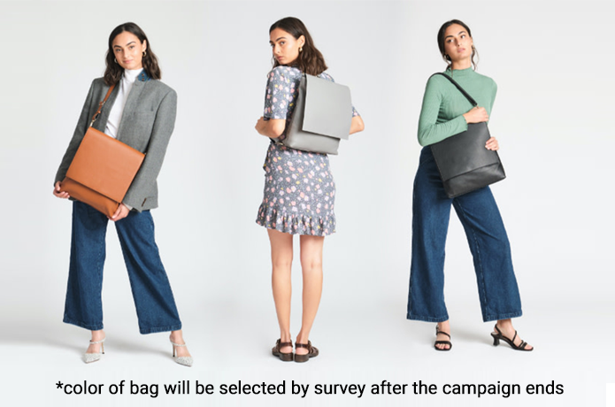 Rosa Bag: 3-in-1 Bag Made of Recycled Car Glass | Indiegogo