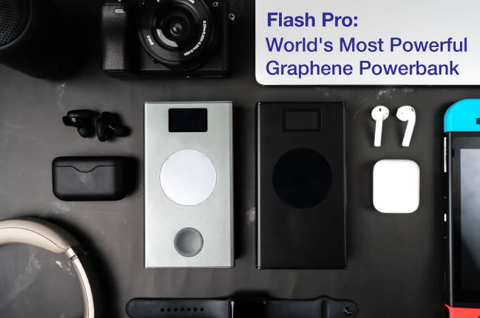 Flash Pro: World's Fastest Powerbank Redesigned