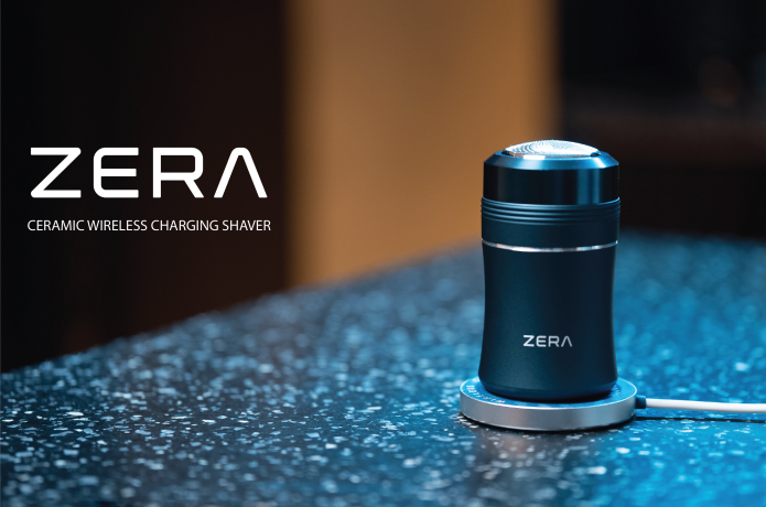 ZERA: Ceramic Wireless Charging Shaver