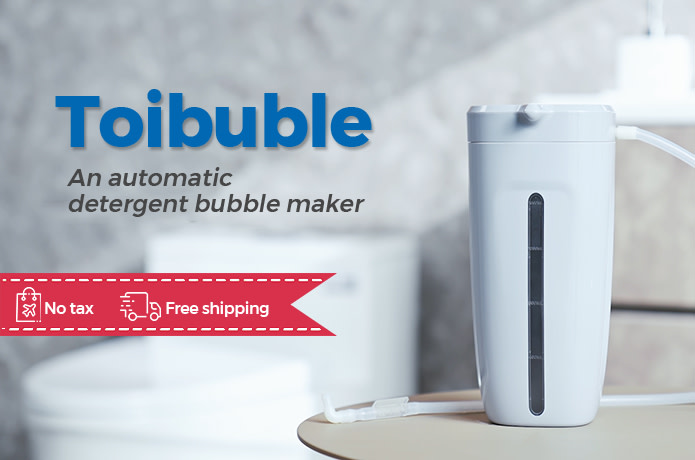 Toibuble:An automatic toilet cleaning bubble maker