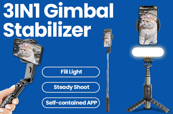 Q09: 3IN1 Gimbal Stabilizer Meets all You Need
