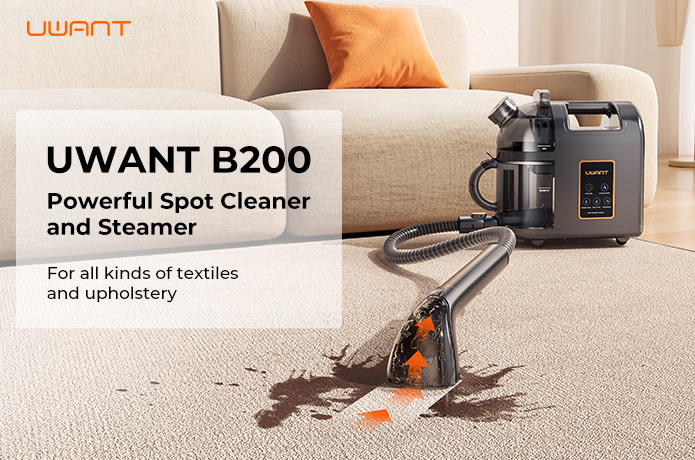 UWANT B200 Spot Cleaner and Steamer for Textiles