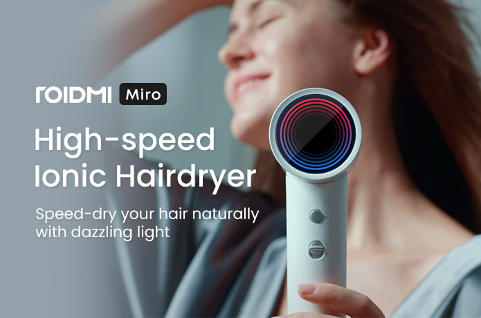 ROIDMI Miro: Most Affordable High-speed Hairdryer