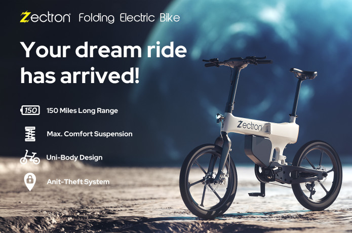 Zectron Folding eBike: A Charge for A Week's Ride